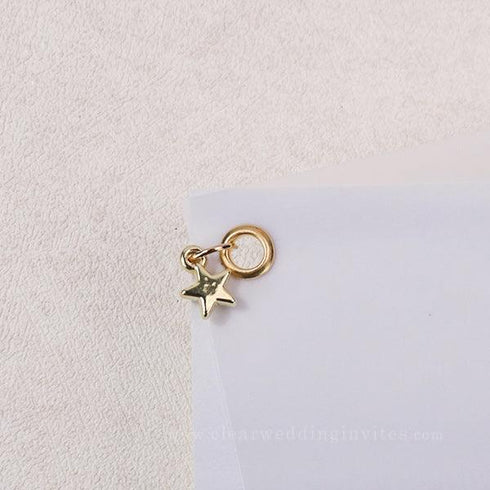 It’s written in the stars celestial foil vellum wedding invitations CWIV41